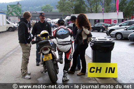 Championnat du monde des rallyes 2007, Belgian Moto Tour : première étape, après la pluie... la pluie !