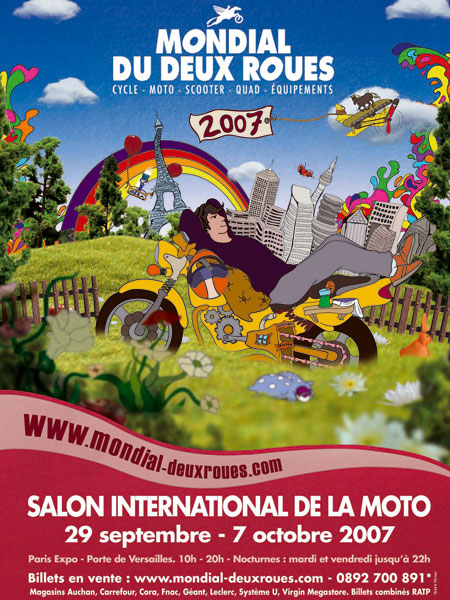 Mondial du deux-roues 2007 : rendez-vous à la Porte de Versailles du 29 septembre au 7 octobre !