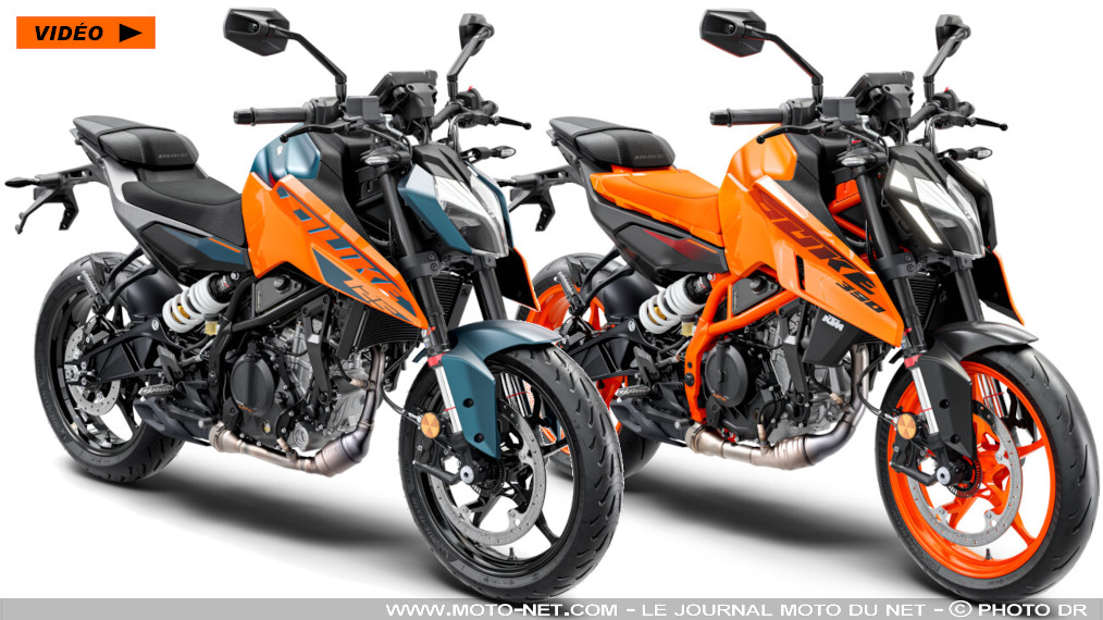 KTM refond ses petits roadsters 125 et 390 Duke pour 2024