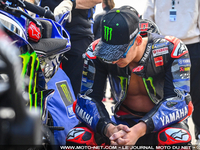 Illustation de : Fabio Quartararo déçu mais fier de sa Yamaha