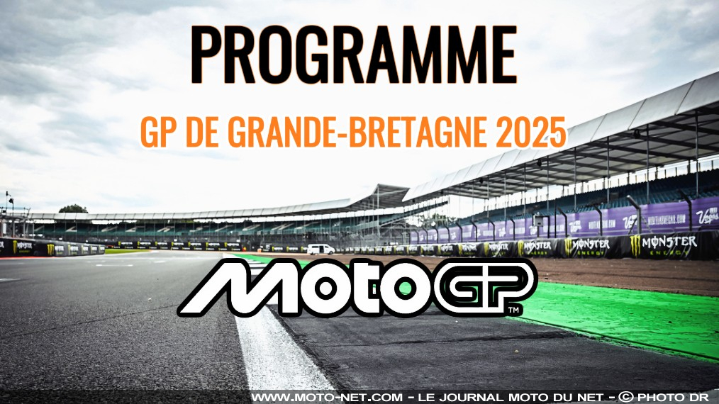 Horaires et enjeux du Grand Prix de Grande-Bretagne MotoGP 2025

Le circuit de Silverstone (Royaume-Uni) accueille la septième manche MotoGP 2025, du 23 au 25 mai, quinze jours après la victoire historique de Johann Zarco en France. Marc Marquez aborde le Grand Prix de Grande-Bretagne avec 22 points d'avance sur son frère Alex et 51 sur Bagnaia. Programme, statistiques et enjeux.
