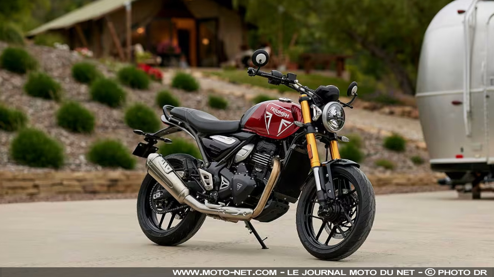 Pourquoi la Triumph Speed 400 est-elle la meilleure vente néo-rétro 2024 ?

Triumph fait les 400 coups chez les motos néo-rétros avec 1196 immatriculations pour sa mignonne Speed 400 l'an dernier, soit le meilleur score de la catégorie relevé par notre Bilan marché Moto-Net.Com ! Une success story méritée et prometteuse. Explications.
