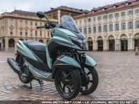 Illustation de : Le nouveau Yamaha Tricity 125 au prix de