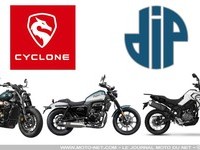 Illustation de : Zongshen relance ses motos Cyclone avec la DIP