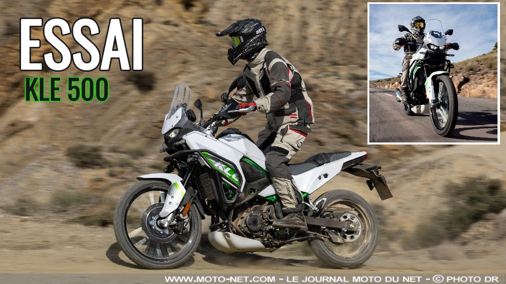 Kawasaki KLE500 SE : l'essai vidéo Moto-Net.Com

Kawasaki relance sa KLE500 avec le bicylindre A2 de 45,4 ch et 42,6 Nm chipé à la Z500 et une partie cycle taillée pour tous les terrains. Moto-Net.Com teste sa déclinaison haut de gamme, la KLE 500 SE à 7399 €, sur les routes et les beaux chemins d'Alméria (Espagne). Essai vidéo.
