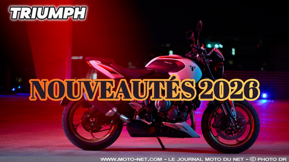 Guide des nouveautés motos Triumph 2026