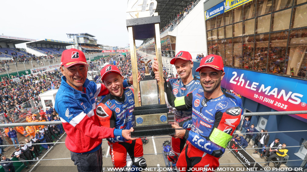 La Fireblade n°1 du FCC TSR Honda France remporte les 24H Motos du Mans 2023