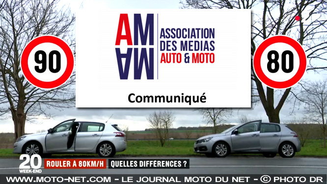 L'Association des médias auto et moto dénonce un reportage de France 2 sur les 80 km/h