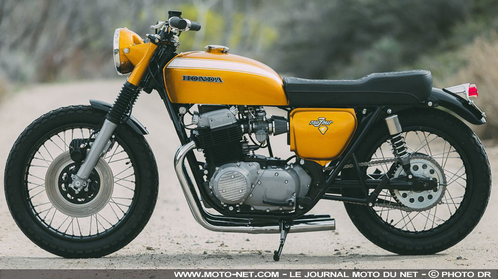 Prépa moto : la Honda CB750 Golden Goose par Rawhide Cycles