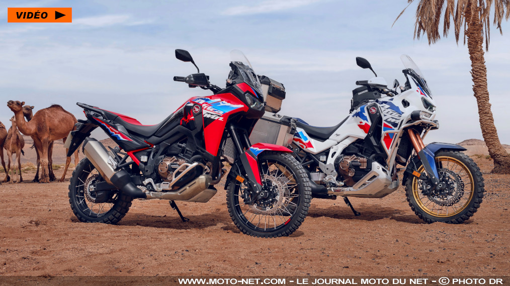 Africa Twin 1100 standard et Adventure Sports évoluent encore pour 2024