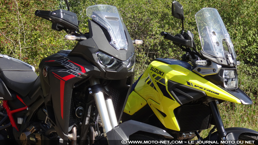 Africa Twin 1100 Vs V-Strom 1050 XT : maxitrail Honda ou Suzuki, lequel est le plus fort ?