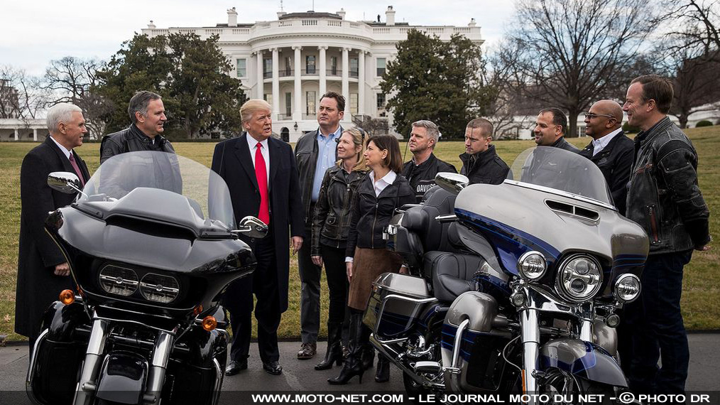 Harley-Davidson : Trump efface une amende de 3 millions de dollars