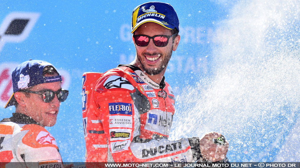 GP d'Aragon - Dovizioso (2ème) : "Marc était plus rapide dans les derniers tours"