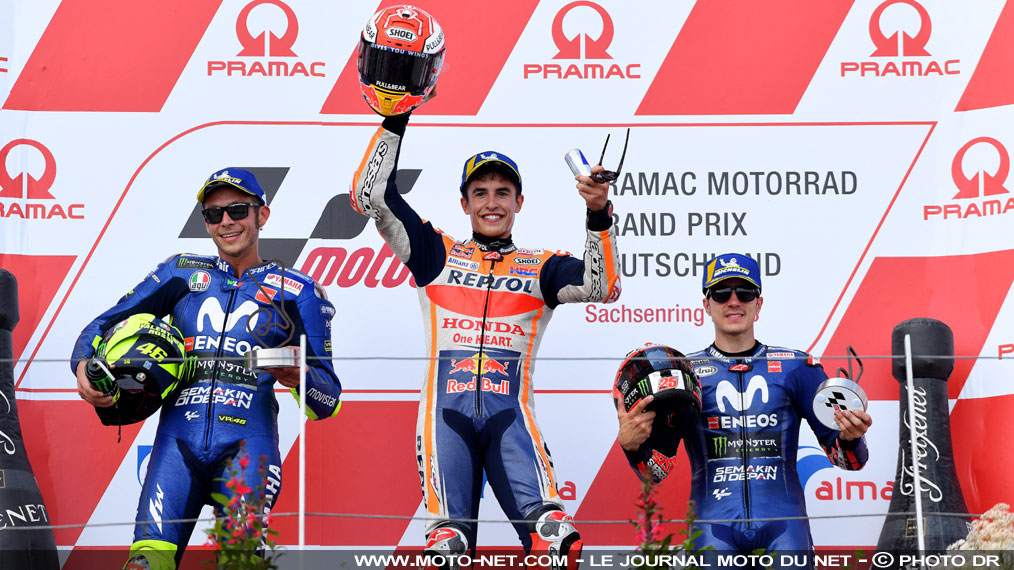 GP d'Allemagne - Marquez (1er) : Ich liebe dich Sachsenring