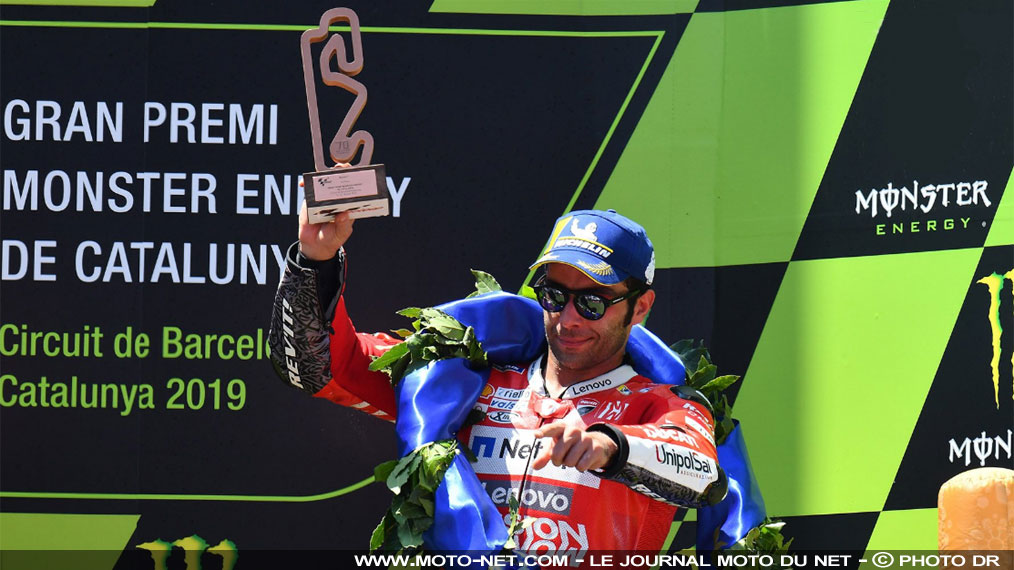 Petrucci favorise son maintien chez Ducati avec son podium en Catalogne