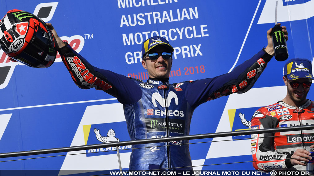 GP d'Australie - Viñales (1er) : "Nous revenons dans la lumière !"