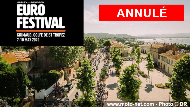 Annulation de l'Euro Festival Harley-Davidson 2020