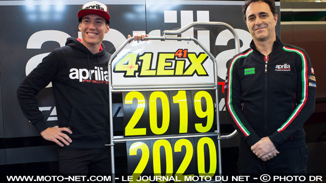 Aleix Espargaró reste chez Aprilia jusqu'en 2020