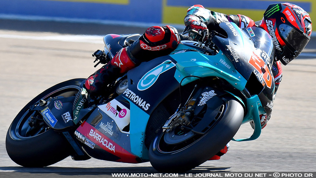 GP d'Aragon : Quartararo serre les dents et signe la pole !