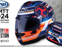 Arai présente son casque moto RX-7V Evo Tourist Trophy 2024