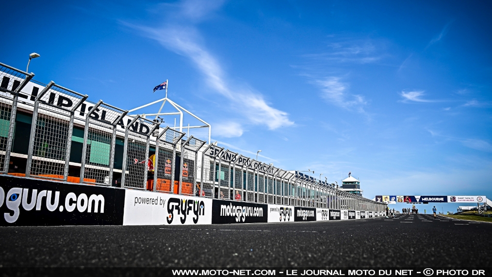 Grille de départ du Grand Prix d'Australie 2023 à Phillip Island
