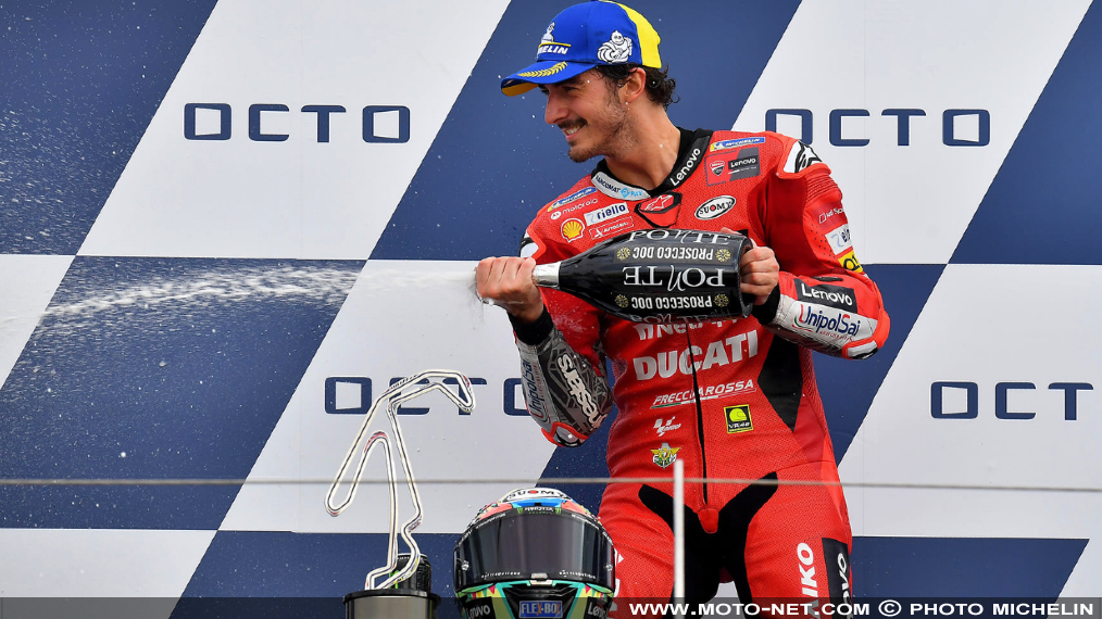 Francesco Bagnaia met sa voiture au fossé sous l'emprise de l'alcool