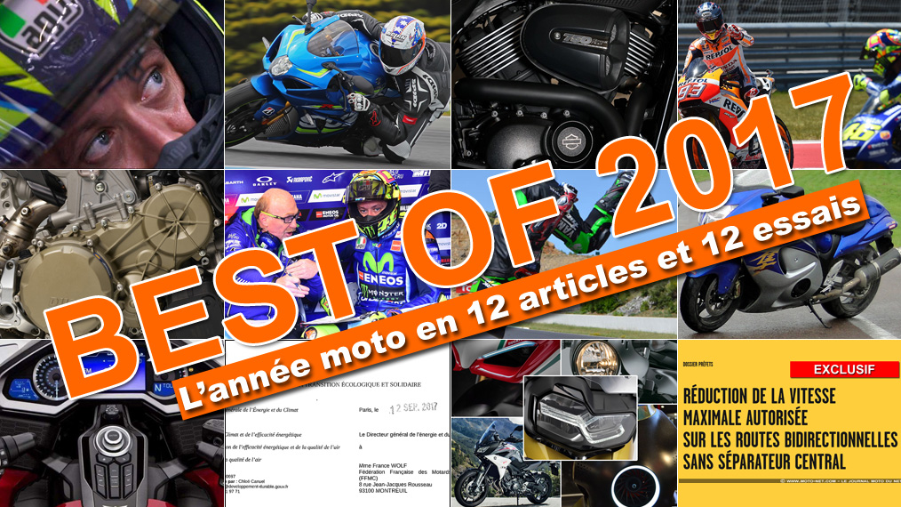 Best of 2017 : l'année moto en 12 articles et 12 essais