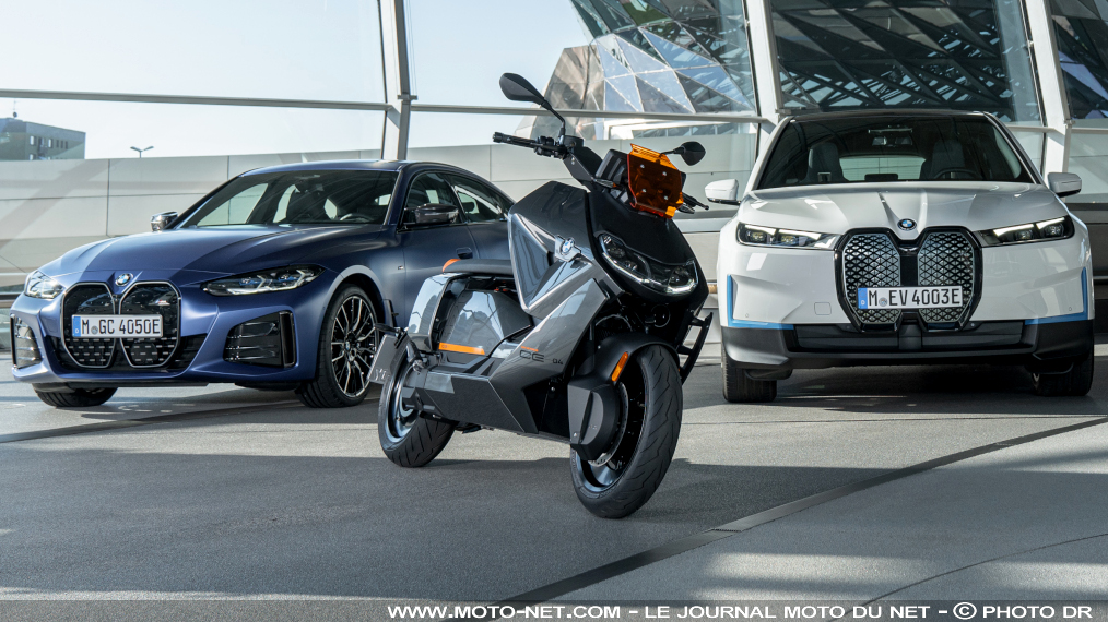 BMW en tête des ventes de - gros - scooters électriques en France avec le CE 04