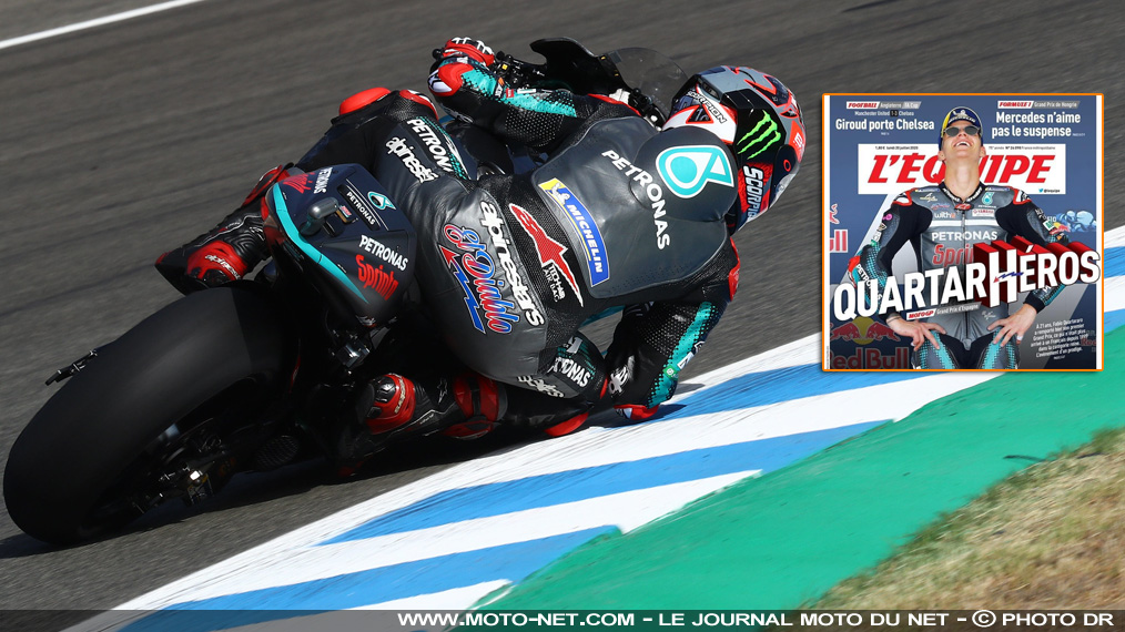 MotoGP : le nouveau héros Quartararo félicité de toutes parts