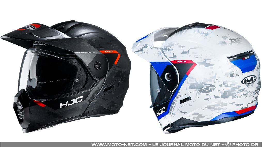 Nouvelle décoration camouflage pour le casque trail HJC C80