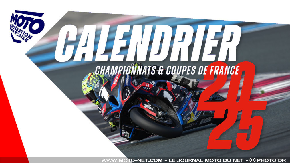 Calendrier et évolutions des championnats et coupes de France moto 2025