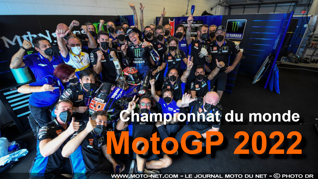 Calendrier provisoire MotoGP 2022