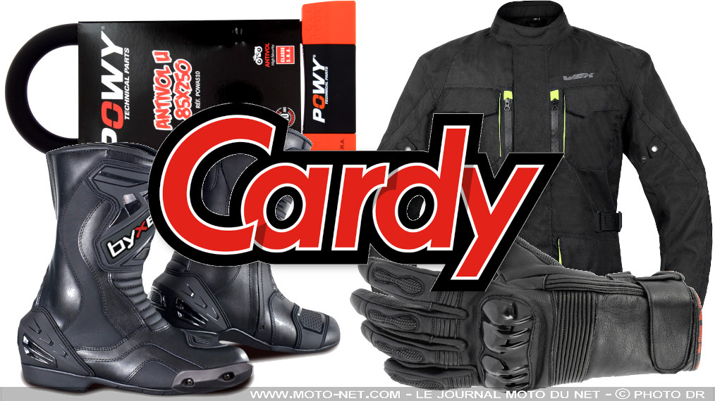 Avalanche de nouveaux produits pour motards cet hiver chez Cardy 