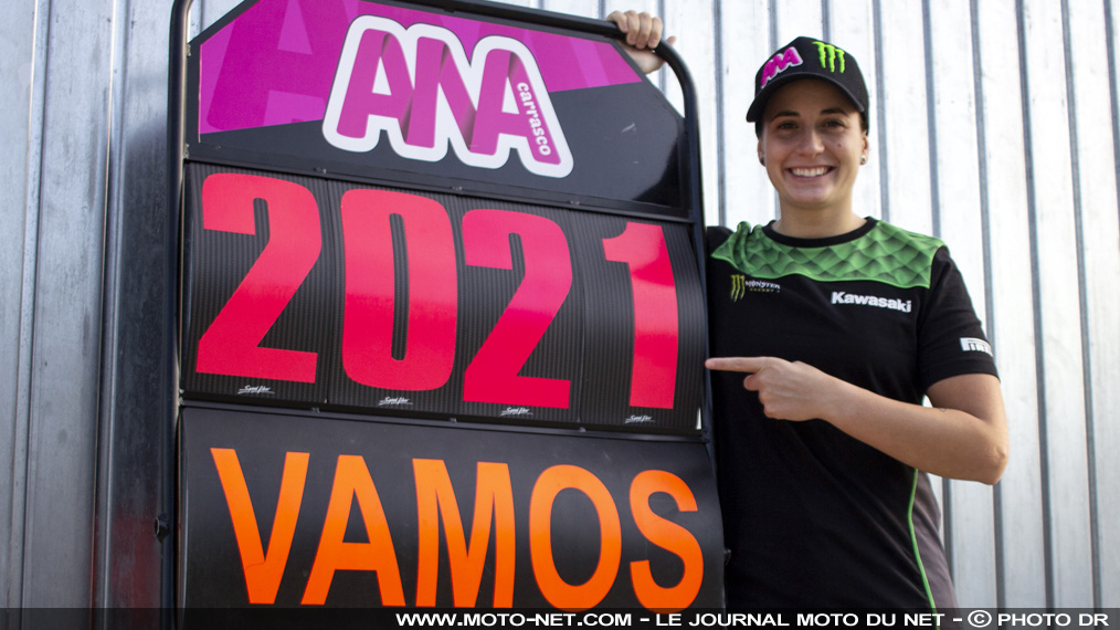 Ana Carrasco en quête d'un second titre WSSP300 avec Kawasaki en 2021