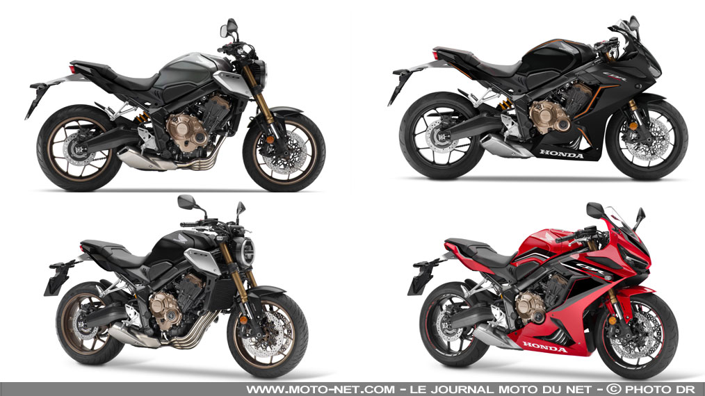 Nouveaux coloris pour les Honda CB650R et CB650R 2022