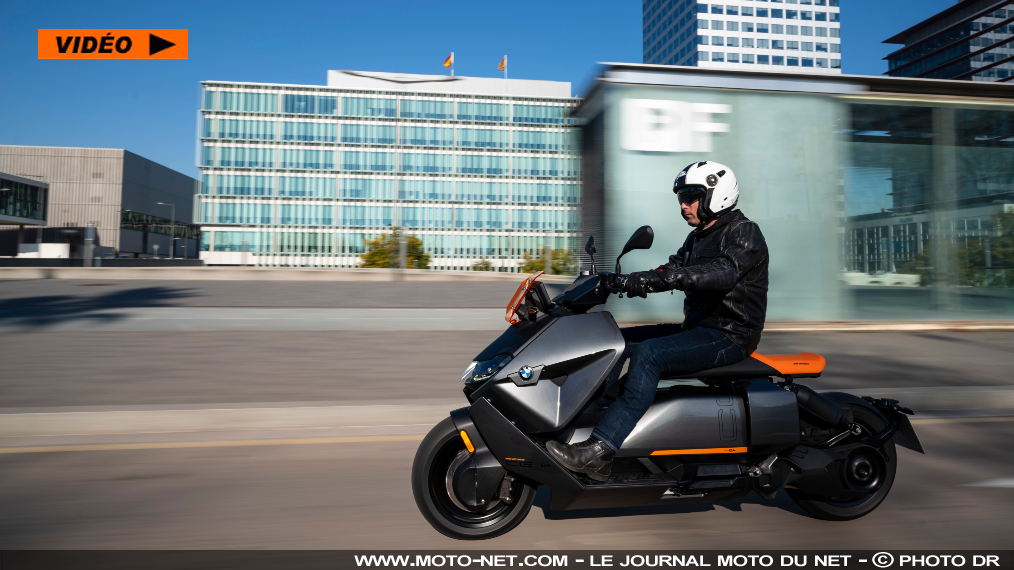 Essai vidéo du scooter électrique BMW CE-04