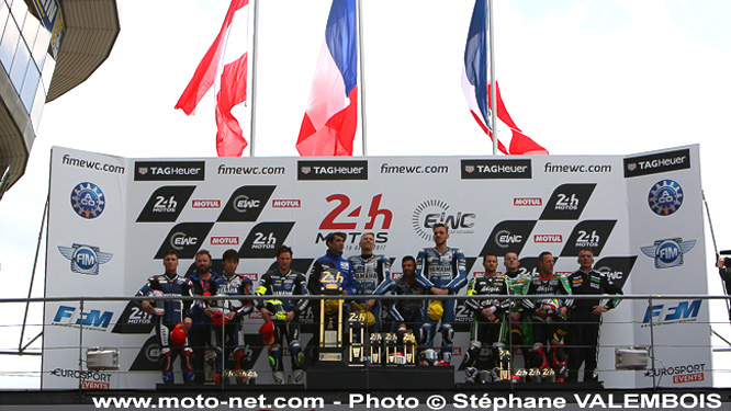 Classement des 24H Motos 2017 et du championnat du monde d'endurance