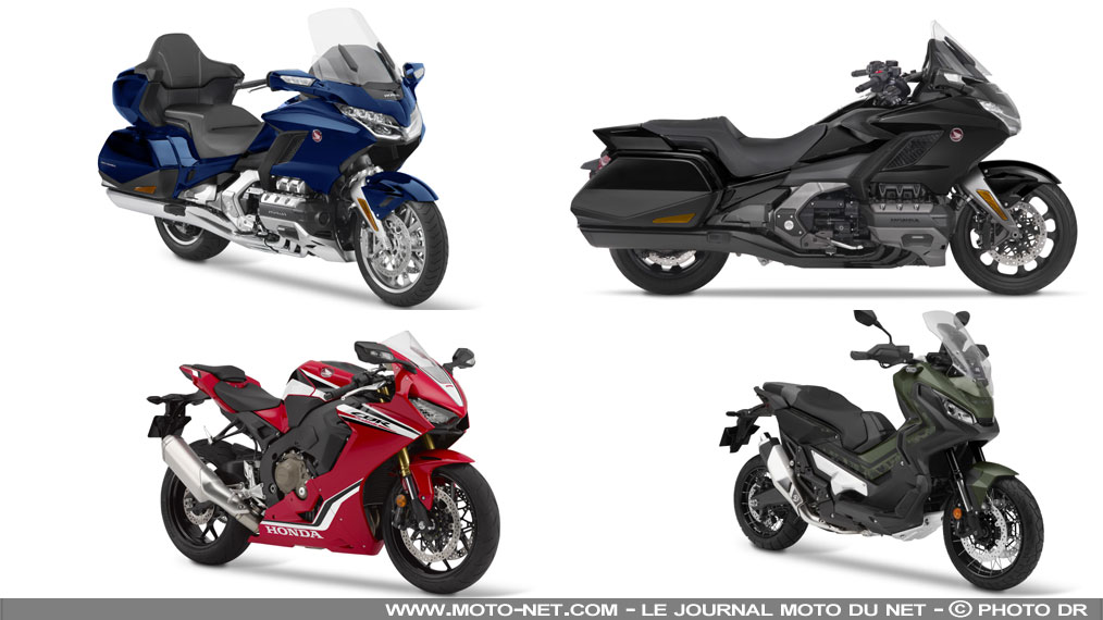Nouveaux coloris pour les CBR1000RR, X-ADV et Goldwing 2019, nouveaux équipements pour le SH300