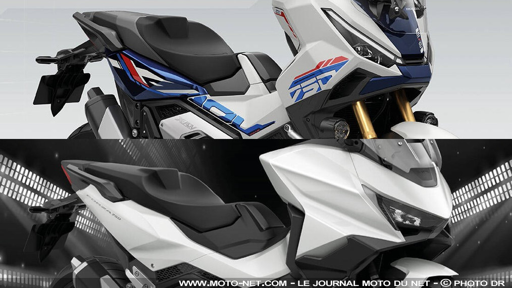Pour 2026, Honda décore son X-Adv 750 et blanchit son Forza 750