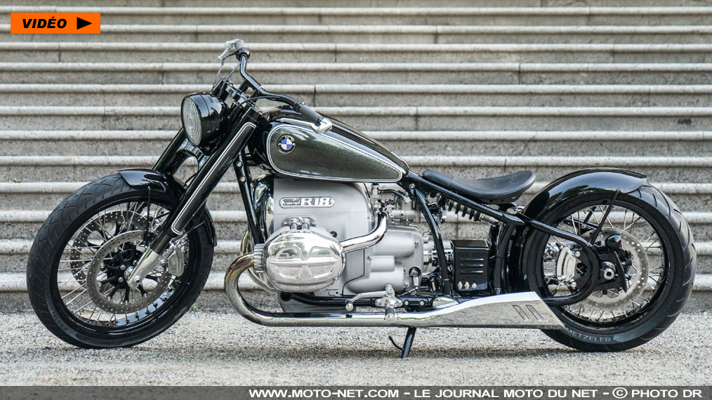 Concept moto R18 : le Bobber façon BMW