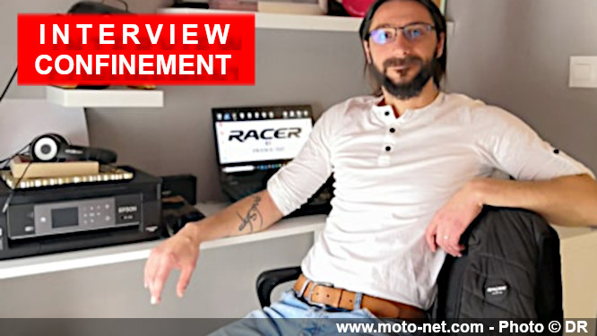 Confiné avec... Cyril Zanaglia, directeur commercial moto chez Racer