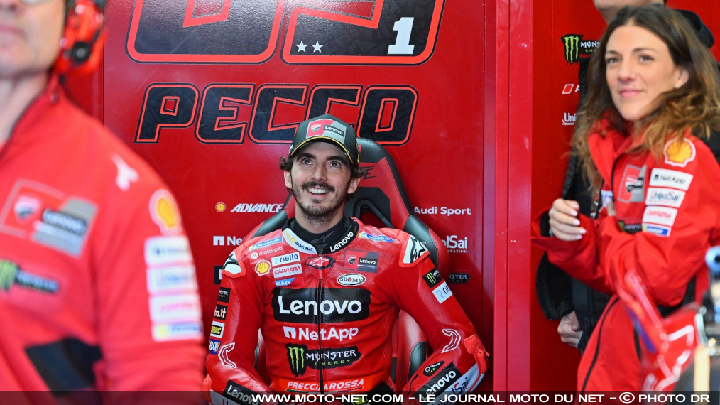 Pecco Bagnaia double champion du monde MotoGP