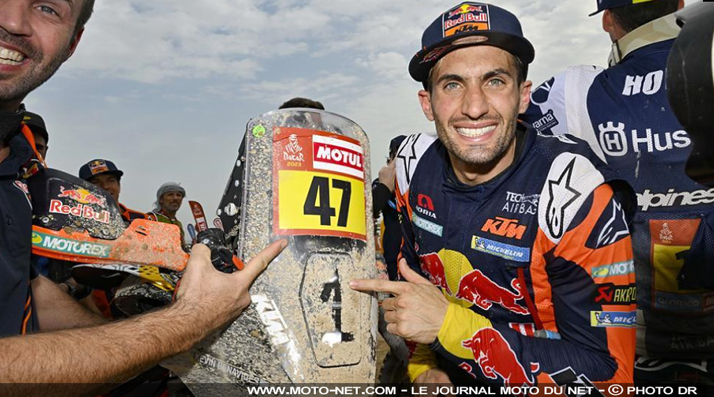 Kevin Benavides (KTM) remporte le Dakar moto 2023