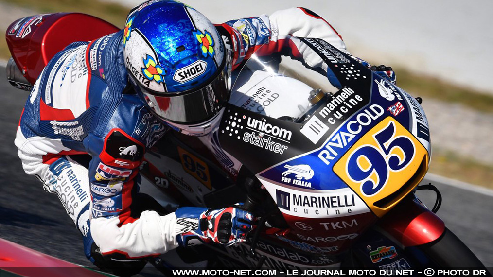 Moto3 : gros plan de Honda sur le pilote français Jules Danilo