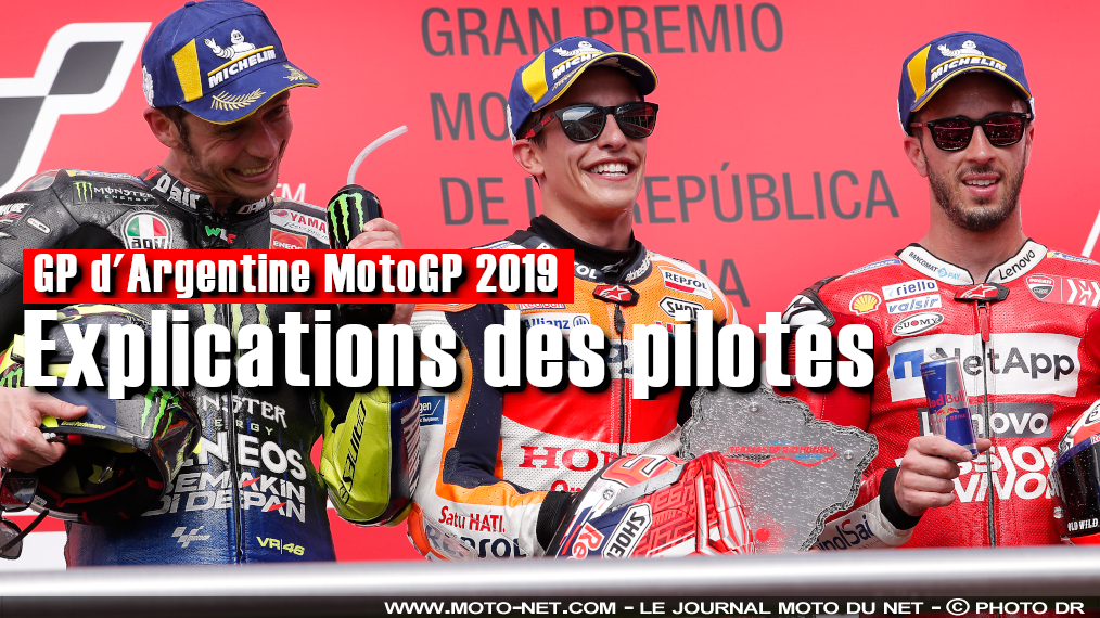 Les pilotes s'expliquent après le GP d'Argentine MotoGP 2019