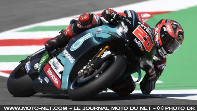 Quartararo à 2 dixièmes de la pole position au GP d'Italie !