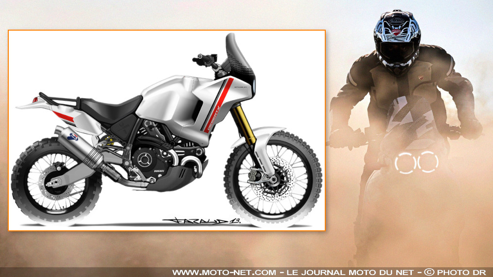 Le concept Scrambler DesertX se transforme en vrai trail Ducati !