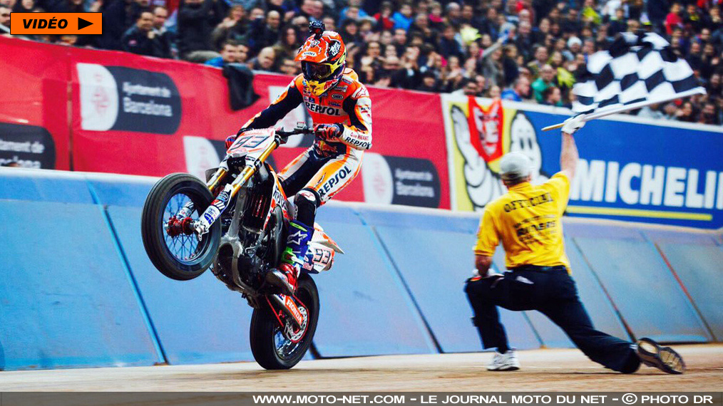 Vidéo moto : Marquez s'impose au Superprestigio Dirt Track 2016