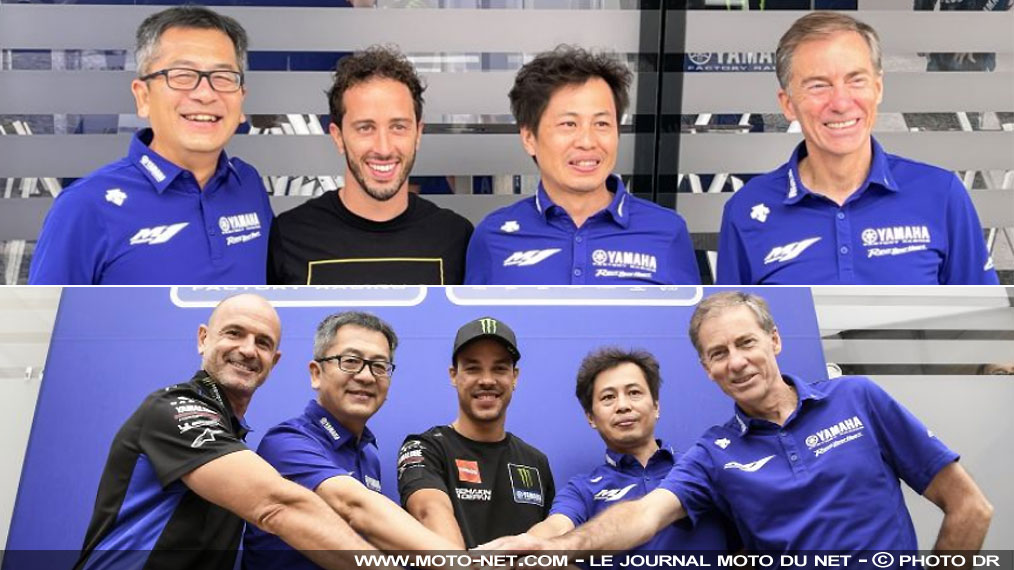 Dovizioso chez Yamaha-SRT et Morbidelli sur la M1 usine