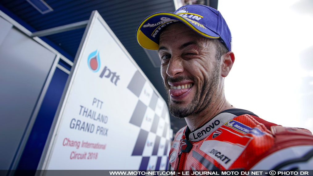 GP de Thaïlande - Dovizioso (2ème) : "On ne se bat plus pour le titre"